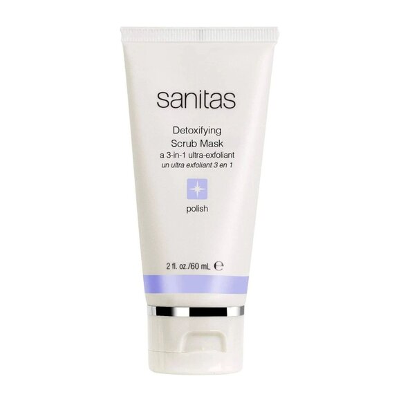 Skin Care Sanitas Detoxifying Scrub Mask a 3 in1 exfoliant 60g 2oz - Picture 1 of 2
